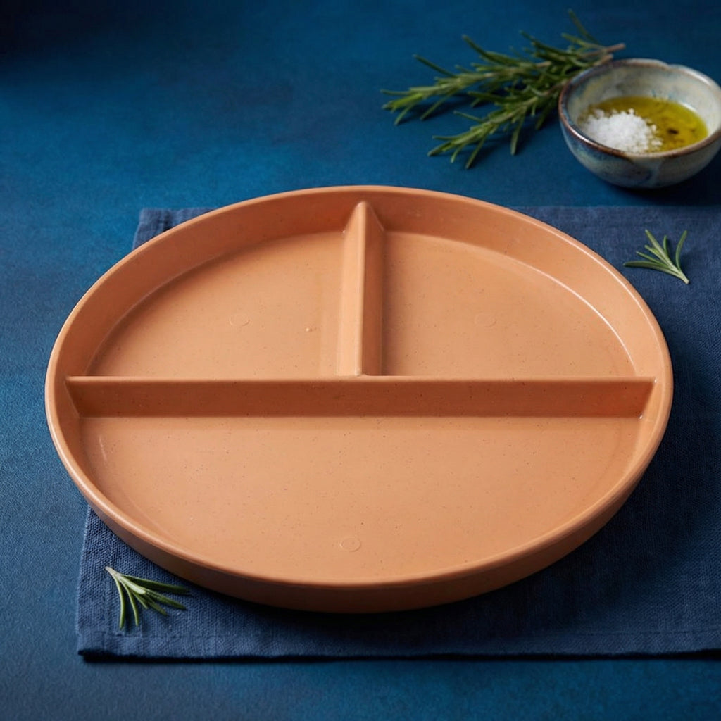 Nordic Round Divided Plate