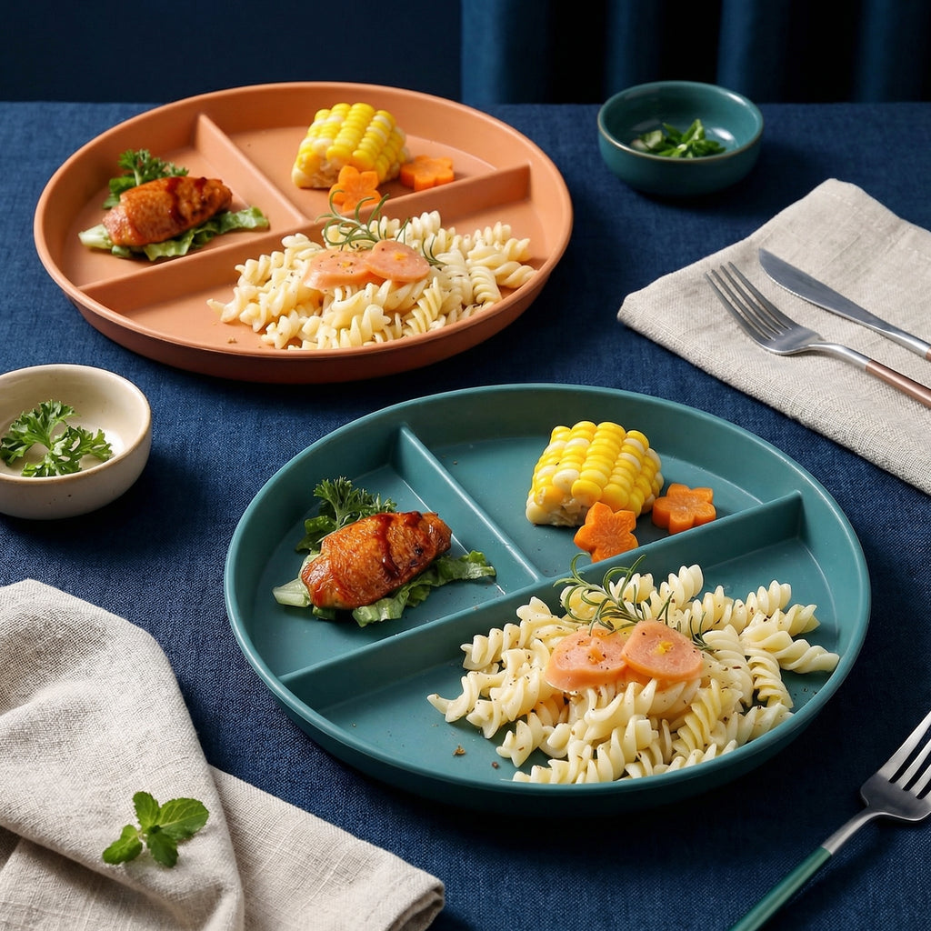 Nordic Round Divided Plate